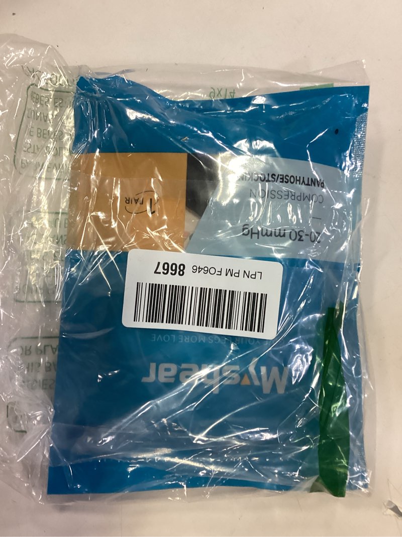 Condition photo showing New/Like New for Medical Compression Stockings for Women & Men, 20-30 mmHg Footless Thigh High Compression Socks, Long Graduated Compression Sleeves, Full Leg Pressure Support Hoses for Varicose Veins, Edema Black X-Large