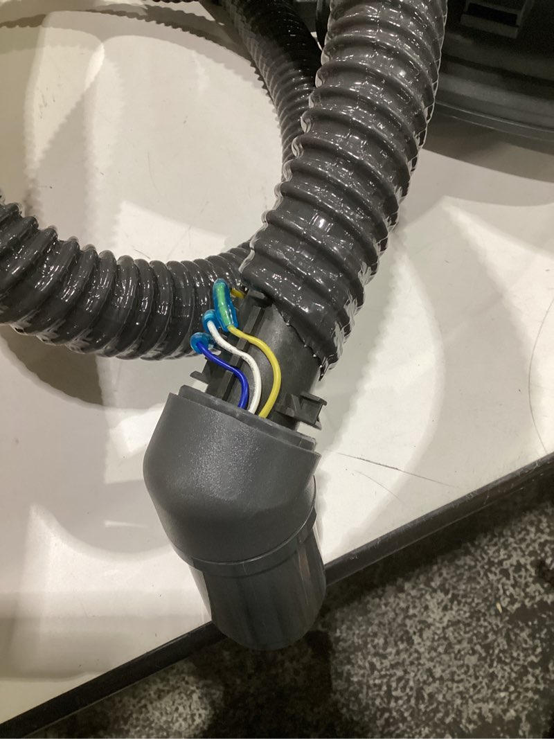 Condition photo showing As Is for (not tested)kenmore bc3005 pet friendly lightweight bagged canister vacuum cleaner with extended telescoping wand, hepa, 2 motors, retractable cord, and 4 cleaning tools, blue