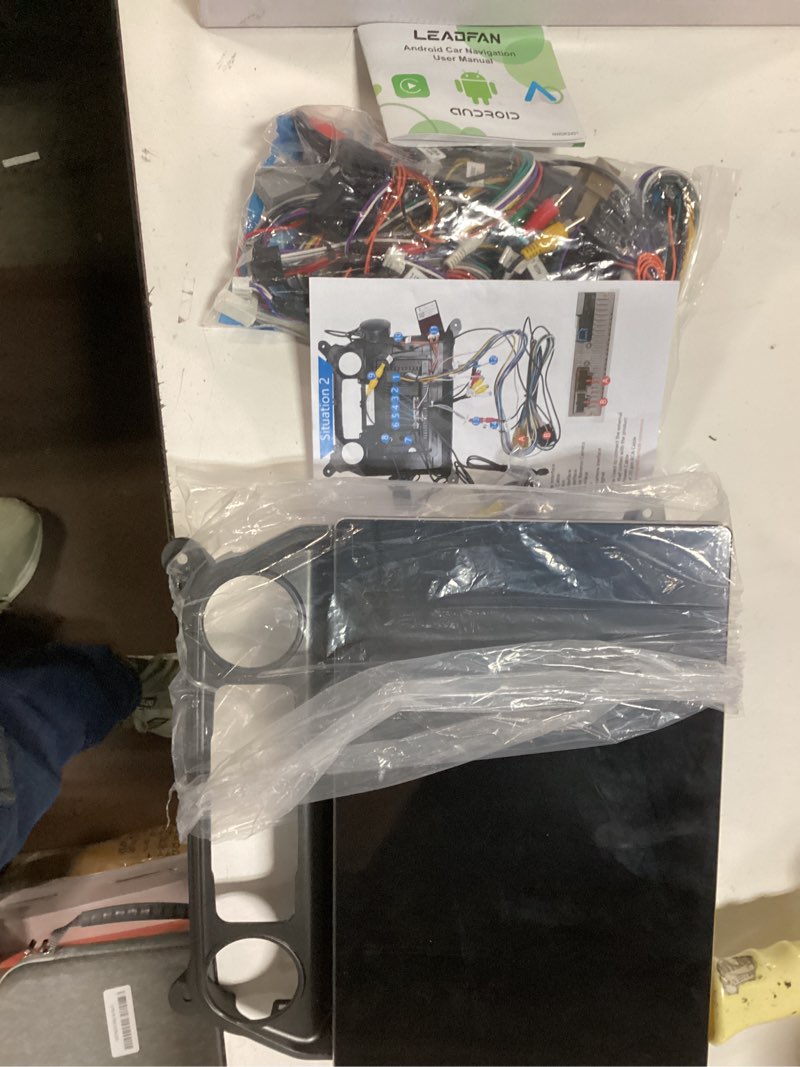 Condition photo showing Good Condition for 13.1 inch android 13 car radio for chevy silverado & gmc sierra 2014-2018 leadfan stereo with wireless carplay android auto ips touchscreen in-dash bluetooth,wifi,gps navi,swc,backup camera, mic 4+64g
