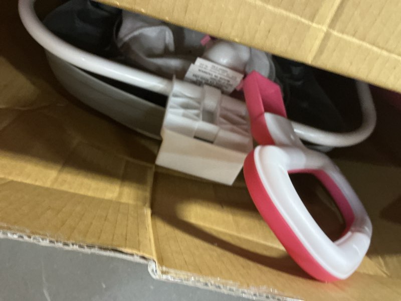 Condition photo showing As Is for Smart Steps Trend Plus 2-in-1 Activity Walker with Deluxe Removable Toys, Walk-Behind Bar, Adjustable Height and Flat Fold Frame for Storage, Ages 6 Months +, Orbits Pink