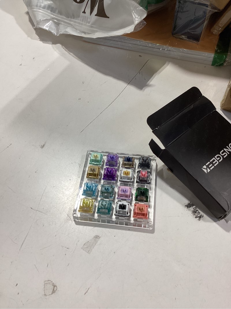 Condition photo showing Good Condition for Akko 16-Key Switch Tester Mechanical Keyboards Acrylic Testing Tool Mechanical Keyboard Switches