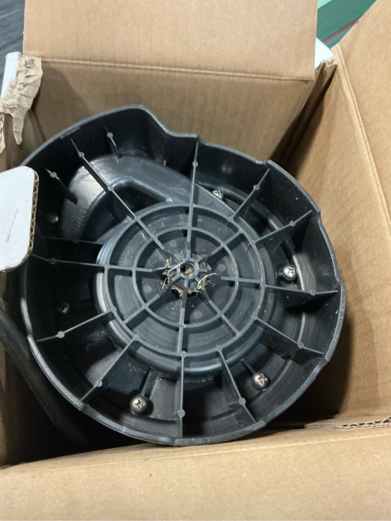 Condition photo showing As Is for utilitech sw1110c 1/3-hp 115-volt thermoplastic submersible utility pump new 
