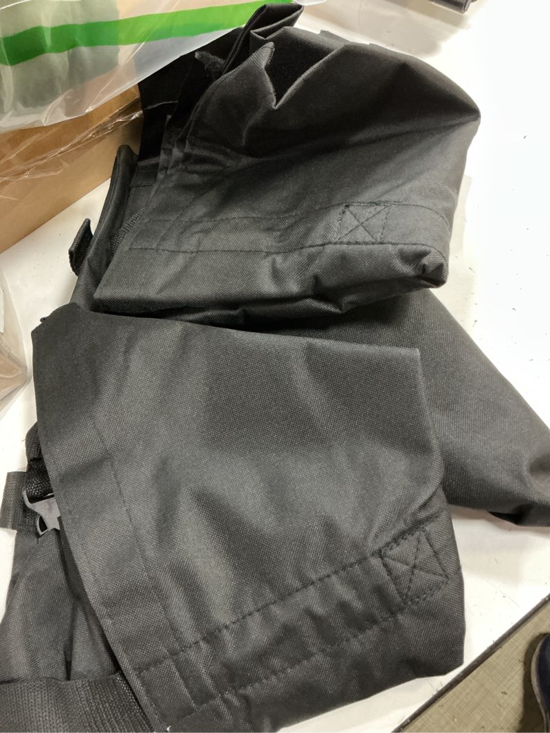 Condition photo showing As Is for canopy weights bag(192lbs) set of 4, 1680d heavy duty pop up tent weights sand bags for instant outdoor sun shelter canopy patio umbrella