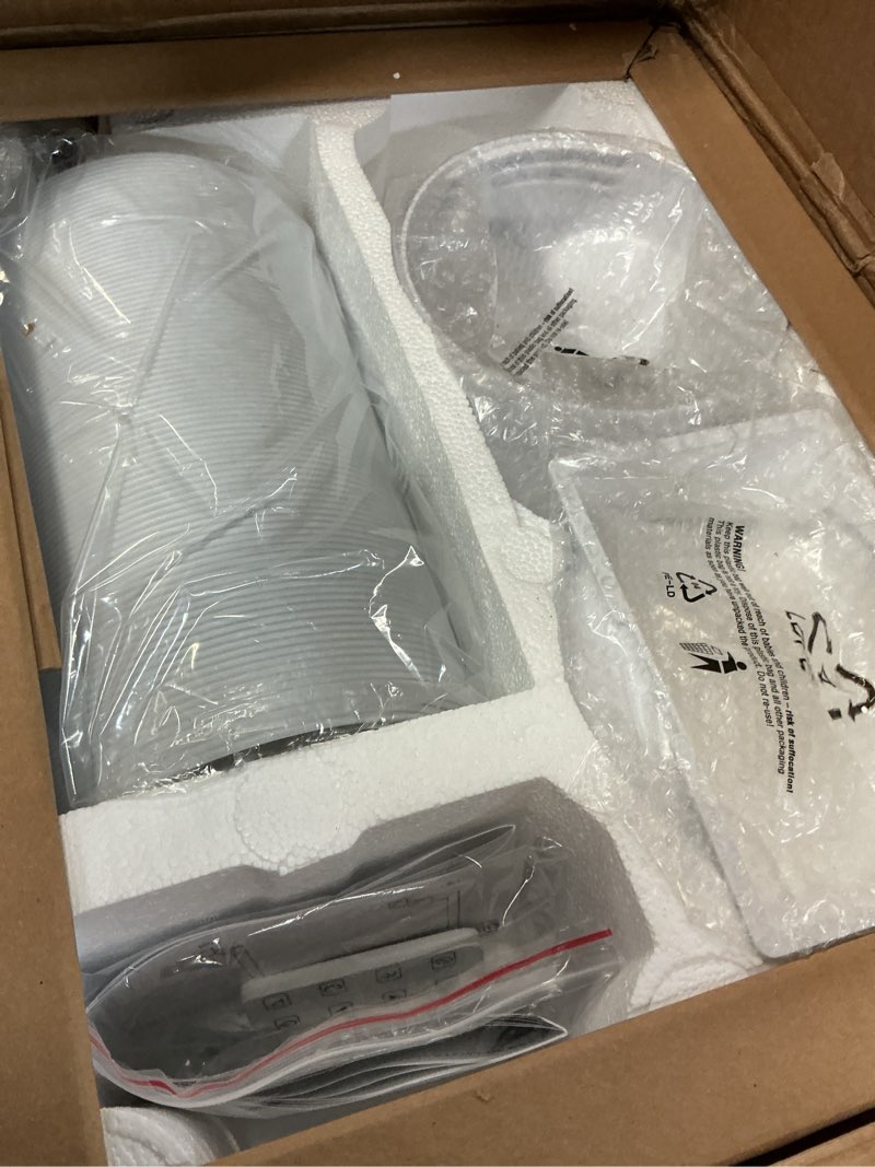 Condition photo showing Good Condition for 2025 New Update 12,000 BTU Portable Air Conditioners Cool Up to 550 Sq. Ft, 3 Modes Portable AC Cooling Unit with Remote/24Hrs Timer/Installation Kits for Home/Office/Dorm