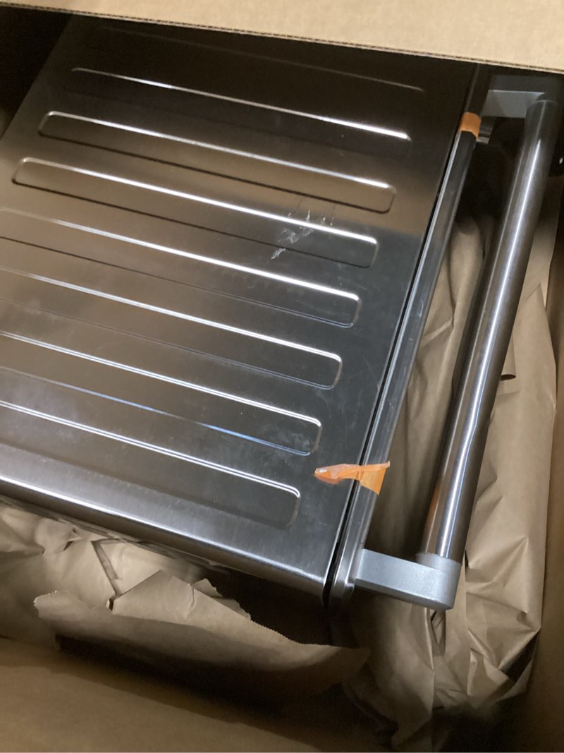 Condition photo showing Good Condition for nuwave bravo xl pro air fryer toaster oven with grill combo, 2025 new ultra-fast convection system, 35% crispier, 2x more even, 142 presets, 50-500f, smarter probe, pfas free, 30qt, stainless steel brushed stainless steel