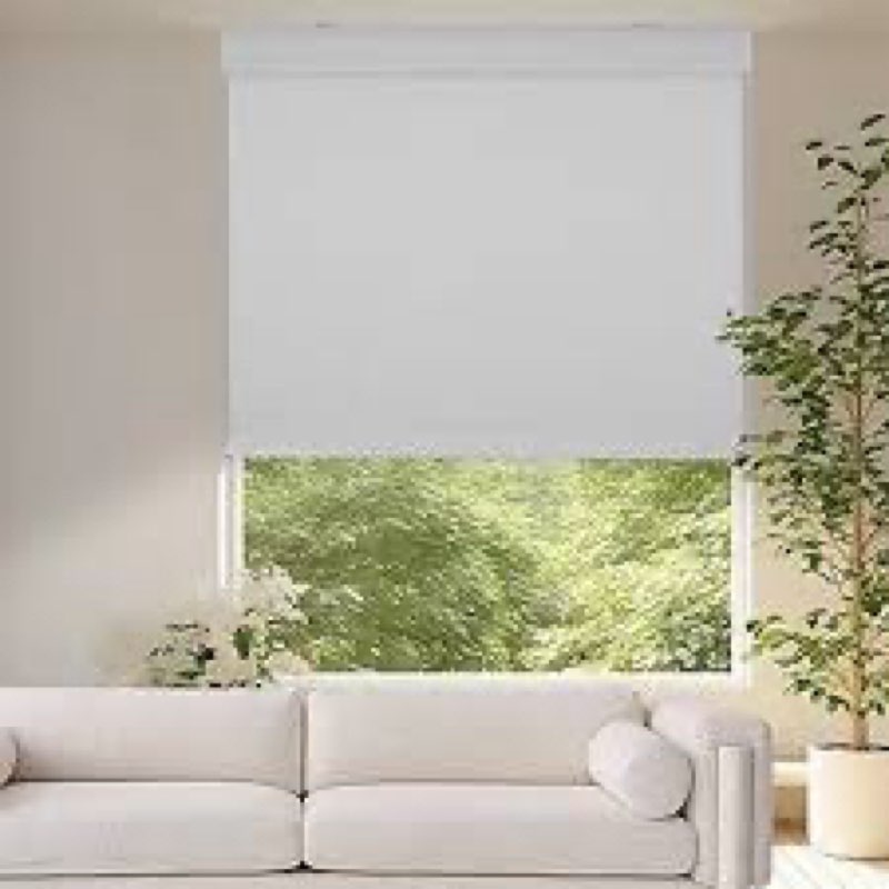 100% Blackout Cordless Roller Window Shades, Free-Stop Black Out Blinds for Indoor Windows,Thermal I
