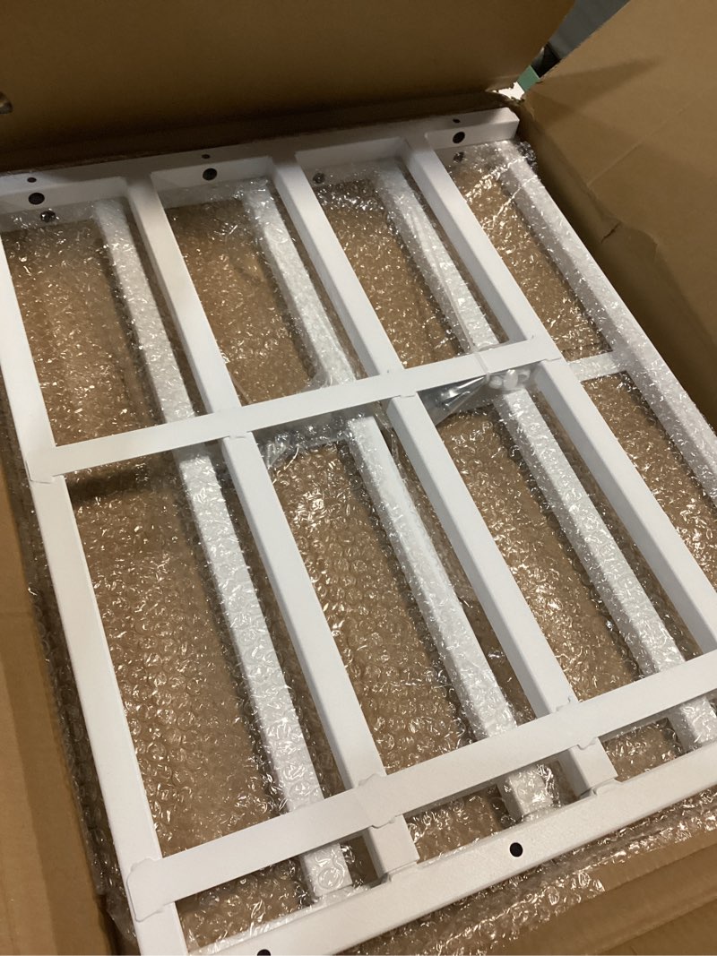 Condition photo showing Good Condition for fixed window safety guard 19”x 38” *2 pack adjustable width prevents accidental falls,non-egress, tamper resistant screws included,white 2 pack * 19x38 inches