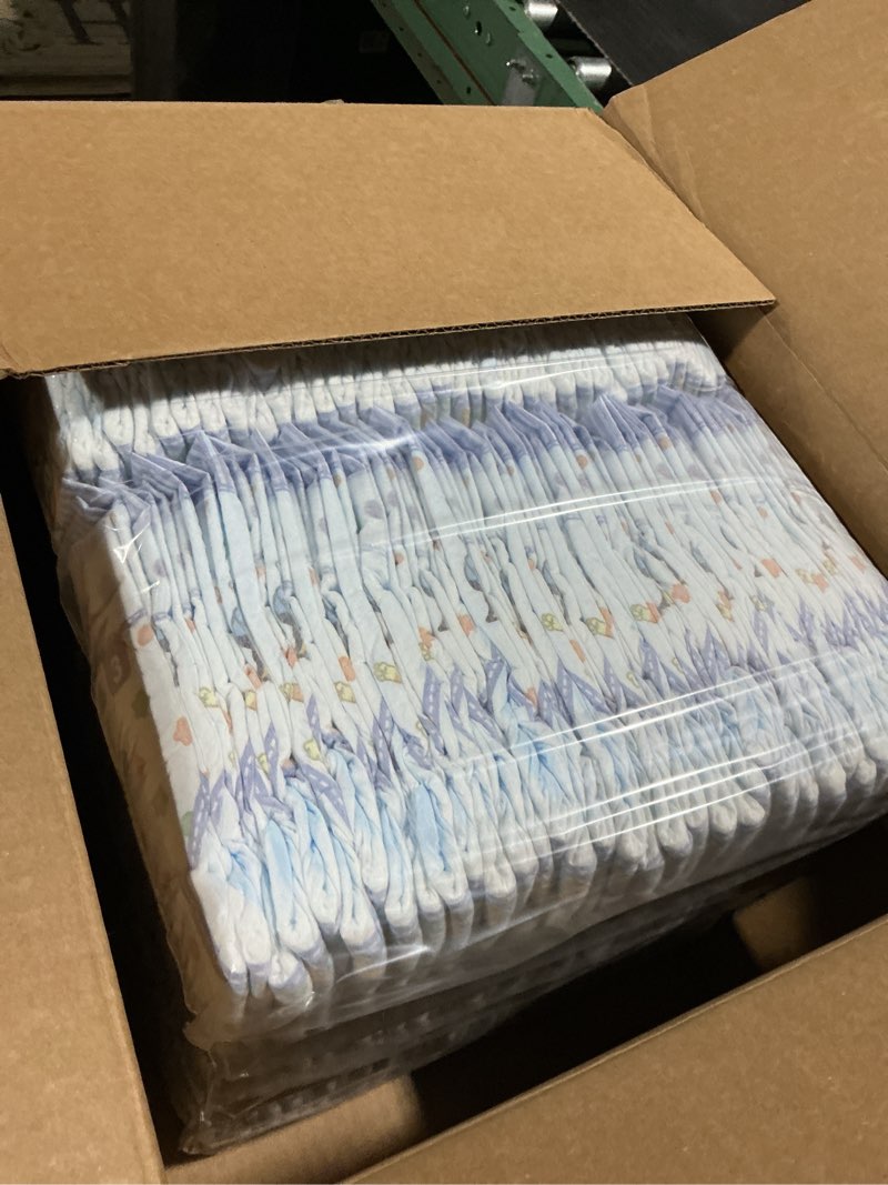 Condition photo showing Good Condition for luvs size 3 baby diapers, platinum protection bluey diapers for day & night, size 3, 234 count (packaging may vary) size 3 234