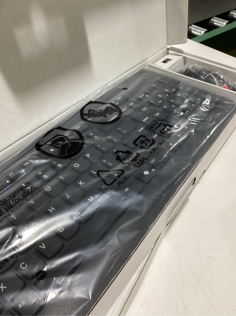 Condition photo showing Good Condition for Lenovo 510 Wireless Keyboard & Mouse Combo, 2.4 GHz Nano USB Receiver, Full Size, Island Key Design, Left or Right Hand, 1200 DPI Optical Mouse, GX30N81775, Black