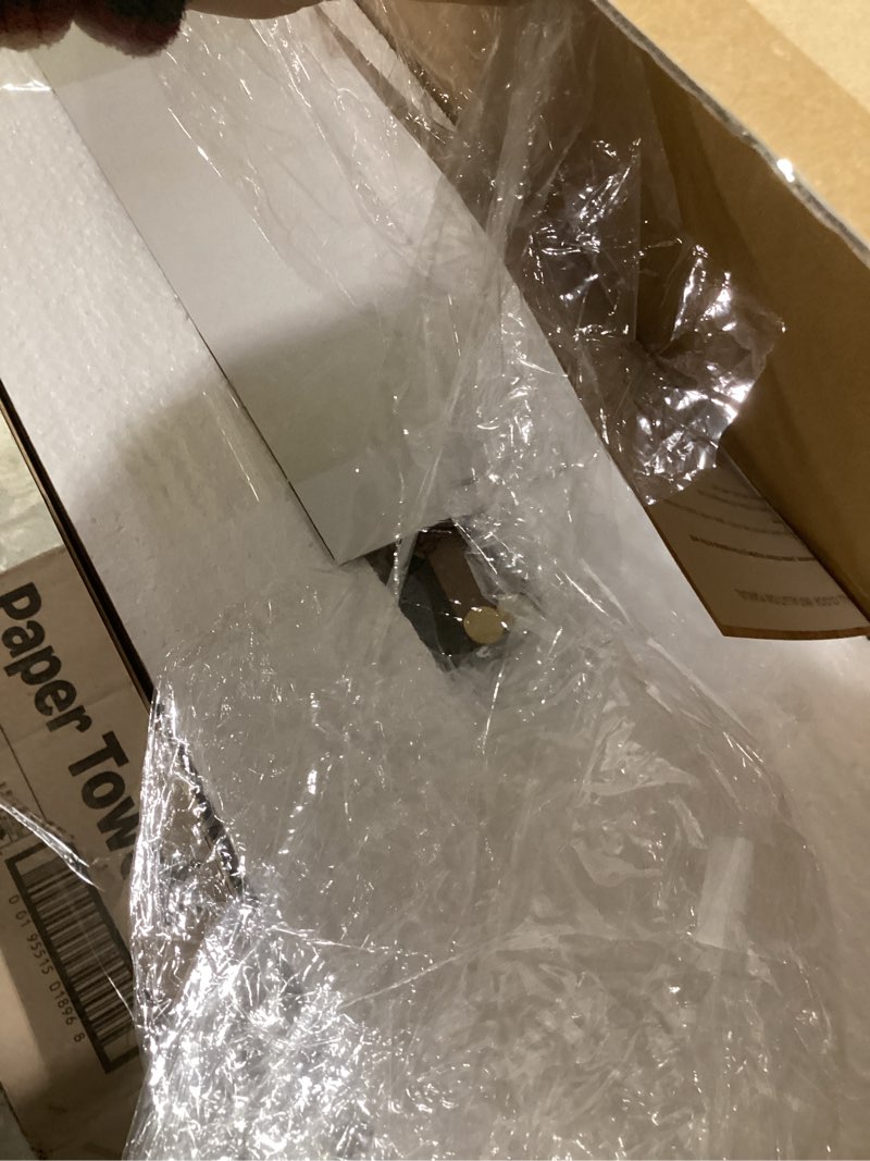 Condition photo showing Good Condition for Modern Oval Wall Clock Large Wall Clock with Walnut Pointers for Living Room Home Decor Bedroom Kitchen Office (Oval Black, Large) Oval Black Large