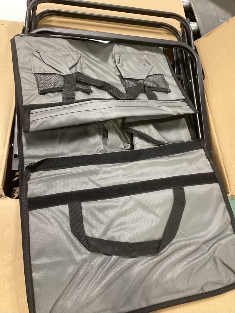 Condition photo showing Good Condition for Collapsible Wagon 220 lbs, Heavy Duty Wagon Carts Foldable, Portable Wagons for Groceries, Beach Cart with All-Terrain Wheels & Drink Holders, Utility Wagons for Shopping, Sports, Camping, Grey Gray