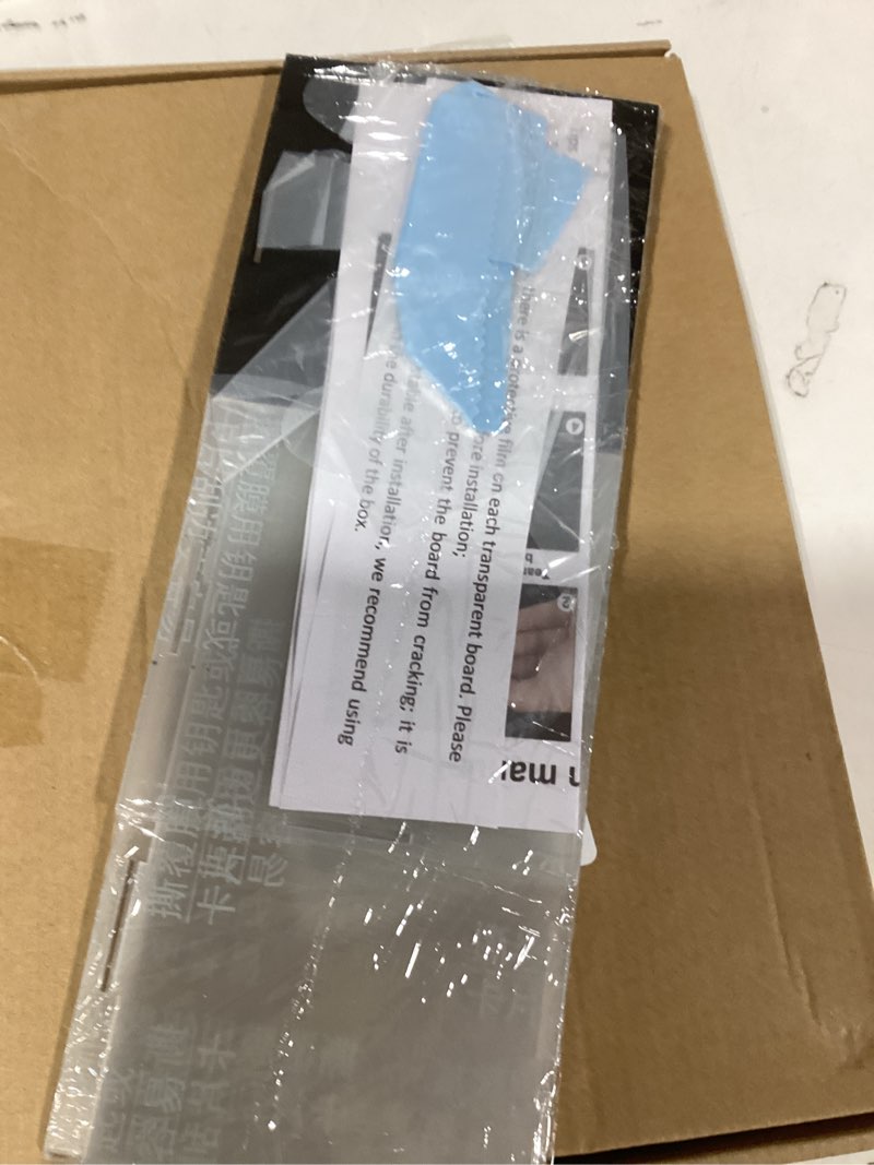 Condition photo showing New/Like New for uxcell Acrylic Clear Display Case Box Dustproof Protection Showcase Cube Collectibles Show Box 3.9x3.9x11.8inch 3.9x3.9x11.8 inch