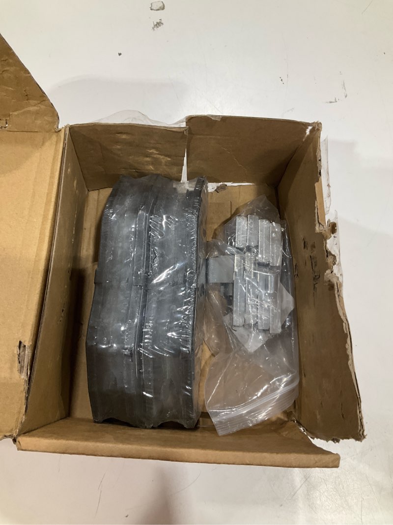 Condition photo showing As Is for rear brake pads set - 4pcs for dodge ram 1500 durango ram 1500 ceramic disc with hardware clips d967