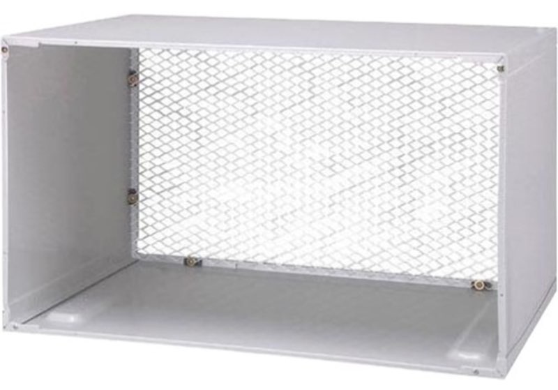LG AXSVA1 Air Conditioners, Sleeve Mounted AC Installation, Compatible with Wall Units up to 26-Inches Wide, All-Weather Metal Construction, 1 Count (Pack of 1), White