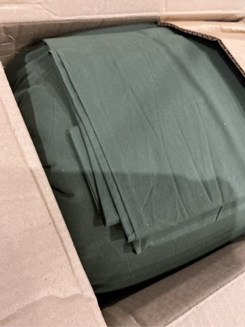 Condition photo showing Good Condition for wrensonge queen comforter set - 3 pieces prewashed deep forest comforter soft lightweight for all seasons,down alternative comforters queen size with 2 pillow shams deep forest queen(90"*90")