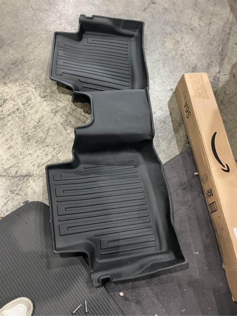 Condition photo showing As Is for floor mats fit ( we don’t size and brand ) (incomplete)