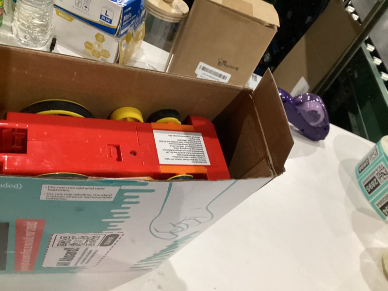 Condition photo showing As Is for Atlasonix Domino Train | Domino Train for Kids | Dominos for Kids - Automatic Domino Laying Toy Set (300, 220,160 Blocks) with Colorful Dominos - Montessori STEM Toy 160 Domino Blocks