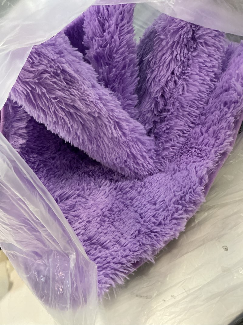 Condition photo showing Good Condition for PAGISOFE Fluffy Soft Area Rug, 3’10”x6’ Rug, Shaggy Fuzzy Rugs for Bedroom Living Room, Princess Furry Rugs for Bedroom Girls And Boys , Furry Rugs for Nursery, Shag Carpet for Kids Teen's Room, Purple Feet Purple