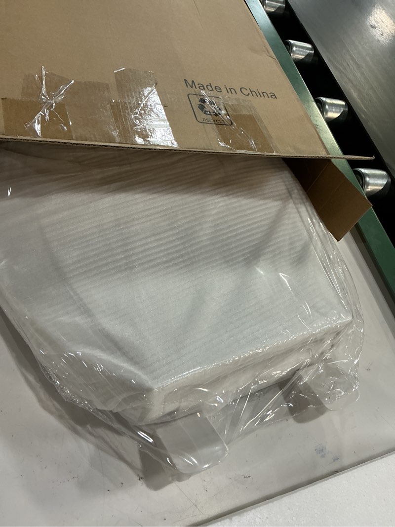 Condition photo showing New/Like New for elongated toilet seat with slow close, quiet close, never loosen durable lid, easy to install & clean, 19 inch, white, polypropylene (pp) white, standard elongated (19?)