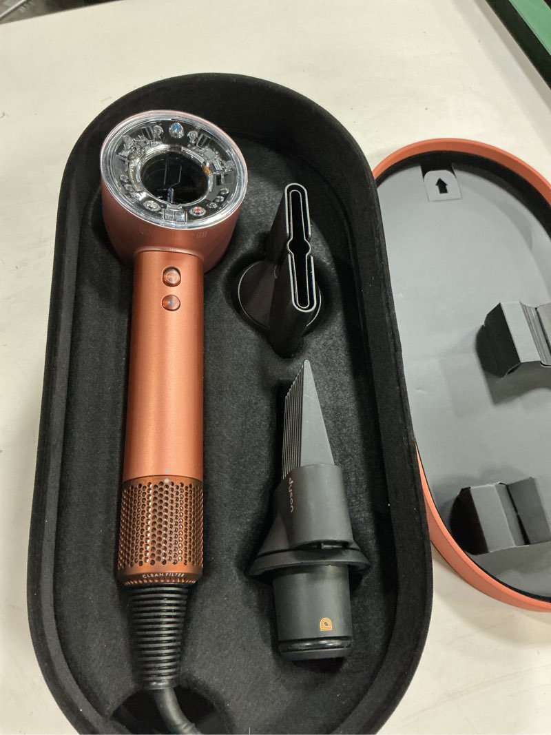 Condition photo showing Working Condition Verified for Dyson Supersonic Nural™ Hair Dryer Amber Silk