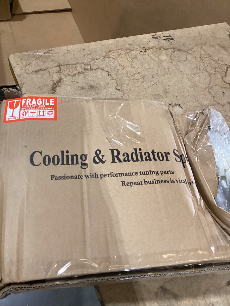 Condition photo showing As Is for lizroodia aluminum radiator compatible with 2001 2002 2003 2004 2005 yamaha 660r/raptor 660/yfm 660r