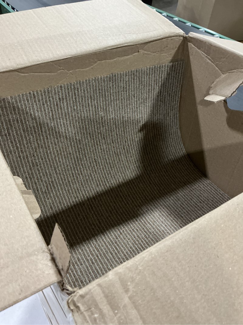Condition photo showing As Is for 24 tiles/64 sq ft-carpet squares, carpet tiles, 0.24" pile height, commercial carpet tiles, non adhesive padded, non-slip, easy diy installation camel