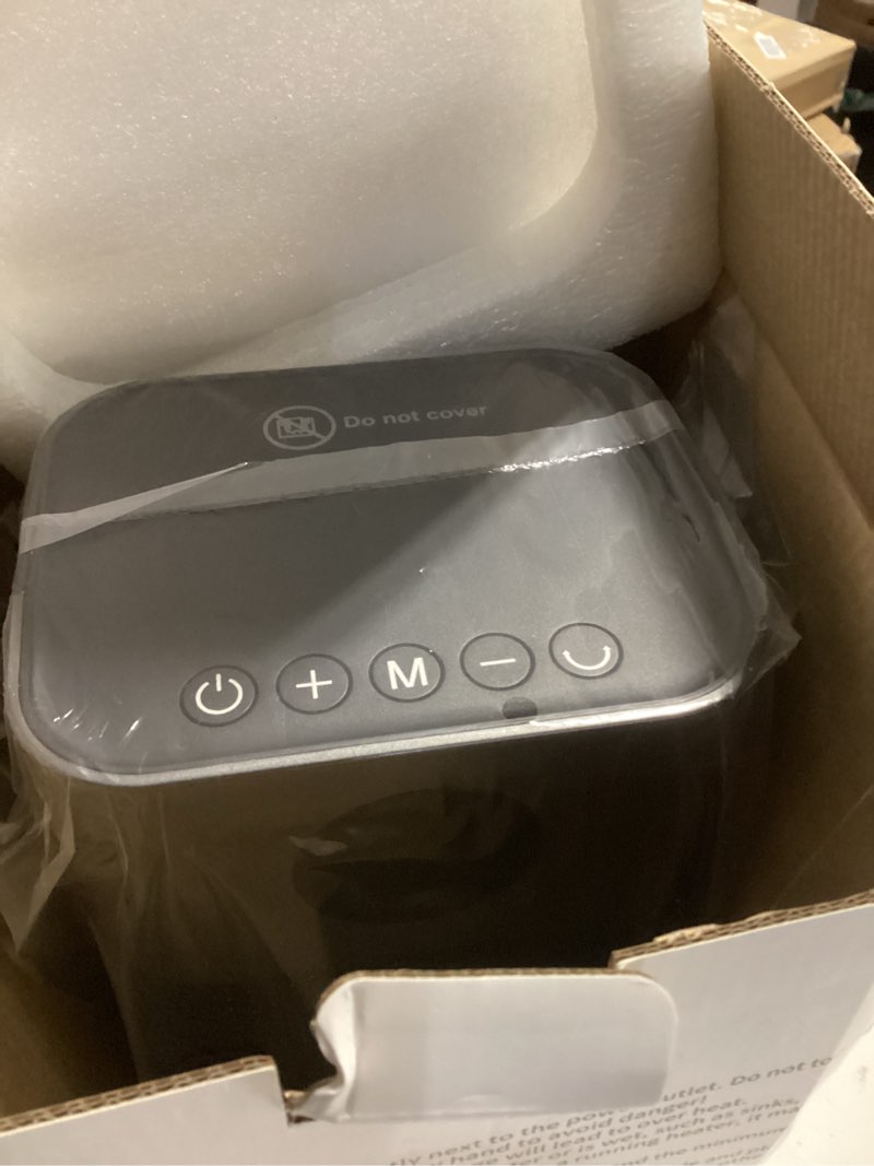 Condition photo showing New/Like New for Sendowtek Indoor Space Heater with Remote, 1500W Portable 15.5" Tall Digital Thermostat 70° Oscillation, 12H Timer 3 Level Temp, Tip-over Protection Electric Fan Heater for Home Office Desk Bedroom