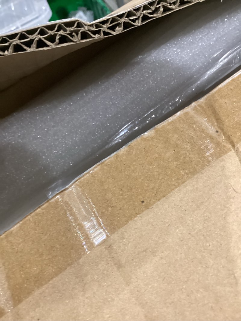 Condition photo showing As Is for Bathroom Light Fixtures, 3-Light Green Vanity Lights with Unique Leaf Texture Glass Shade, Modern Matte Black and Gold Bathroom Wall Lamp for Mirror Hallway Cabinet Living Room Green Glass 3-Light