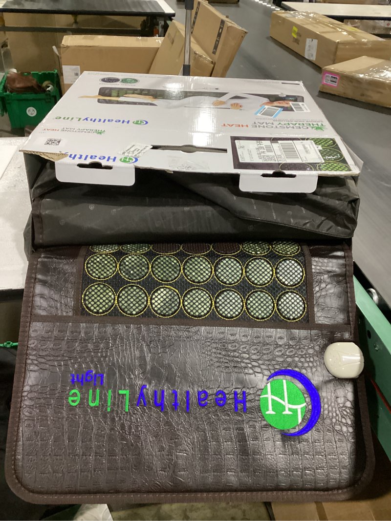 Condition photo showing Good Condition for **SIMILAR TO** HealthyLine Far Infrared Heating Pad - Natural Jade and Tourmaline Stones - Easy to Roll-up - Mesh JT Mat Full 7224 Soft Light InfraMat Pro®