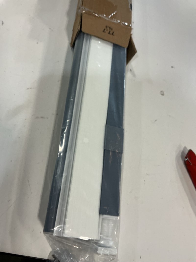 Condition photo showing New/Like New for lazblinds cordless cellular shades, no tools no drill light filtering honeycomb shades pleated blinds for windows, 31'' w x 64'' h, dark grey light filtering-dark grey 31'' w x 64'' h
