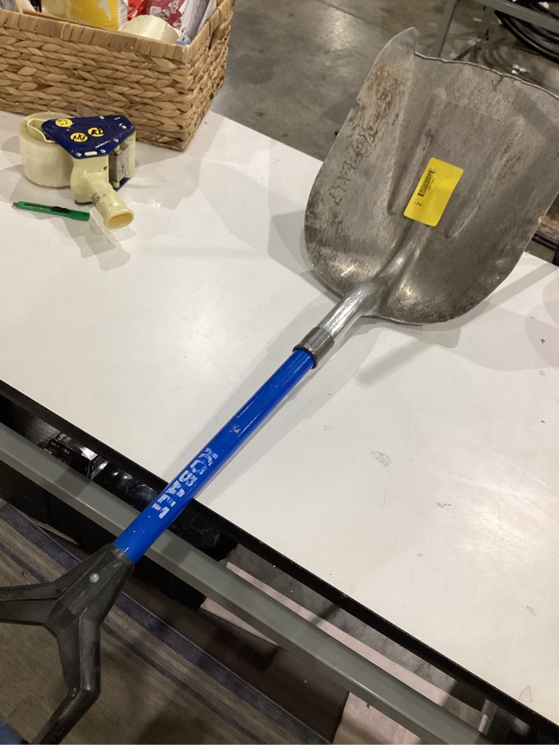 Condition photo showing As Is for kobalt 18-in fiberglass d-handle scoop