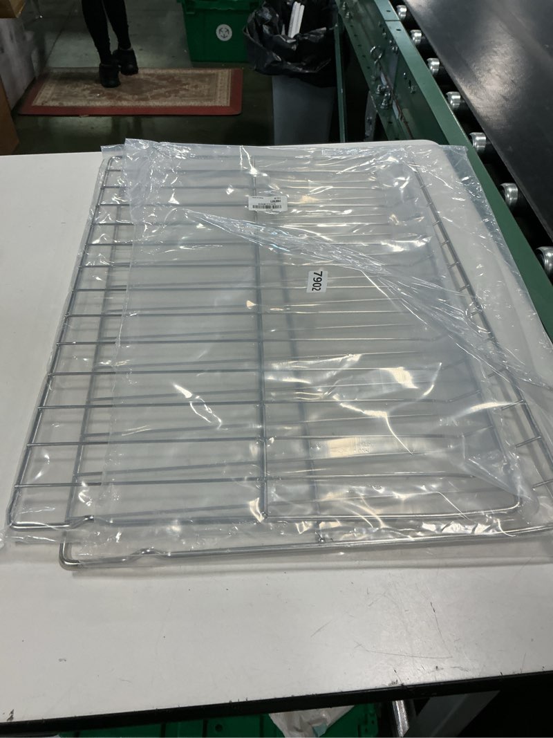 Condition photo showing New/Like New for UPGRAGED 316067902 Oven Rack Replacement for Frigidaire Kenmore Range Stove Oven Parts 316069800 23" x 16" 304 Stainless Steel Rack Flat Frigidaire Range Oven Wire Rack 2 Pack