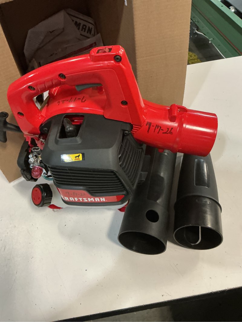 Condition photo showing Good Condition for craftsman cmxgaama25bl 200 mph 430 cfm gas handheld leaf blower