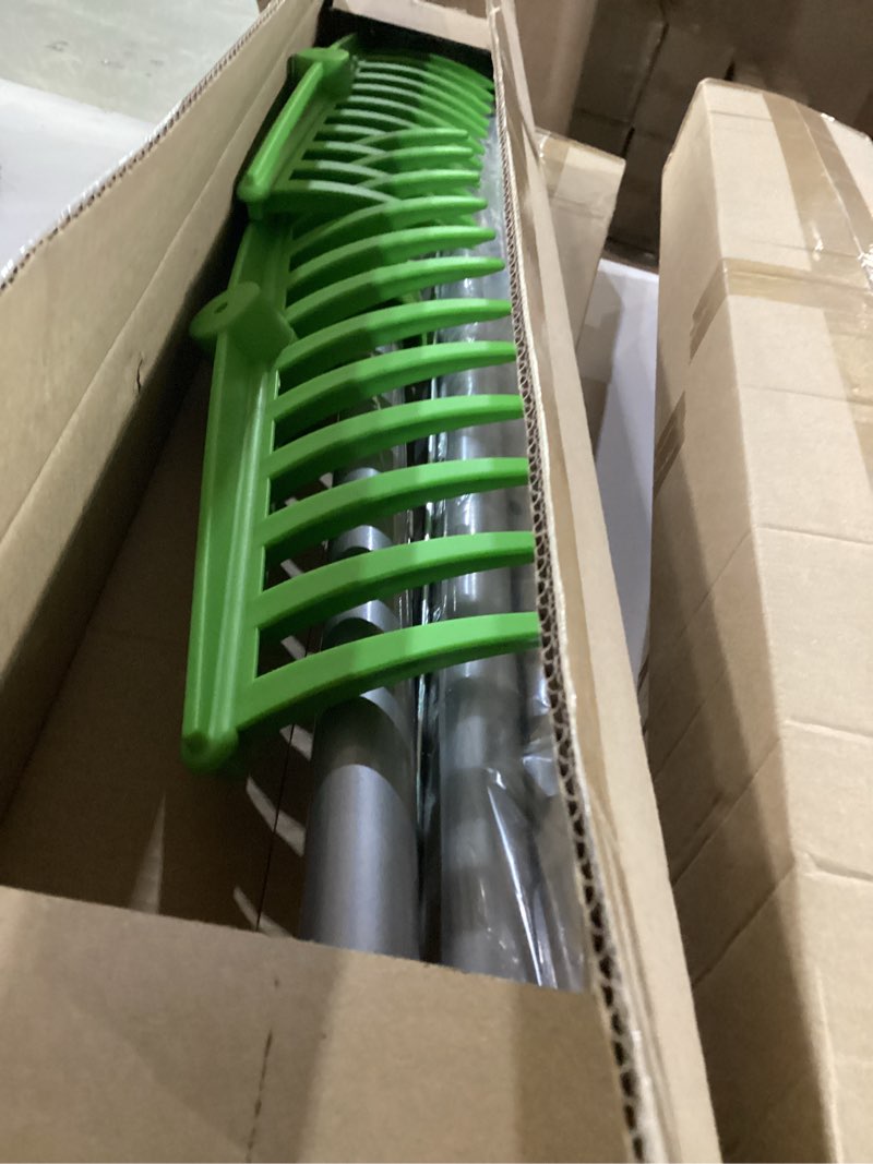 Condition photo showing Good Condition for 2-in-1 Leaf Grabber Rake Back Saving, Ergonomic Leaf Scoops Claws with Long Handle, Efficient Leaf Picker Upper Grabber Shovel for Yard Work Lawns Clean Up, Easy Pick Up Leaves No More Bending Over