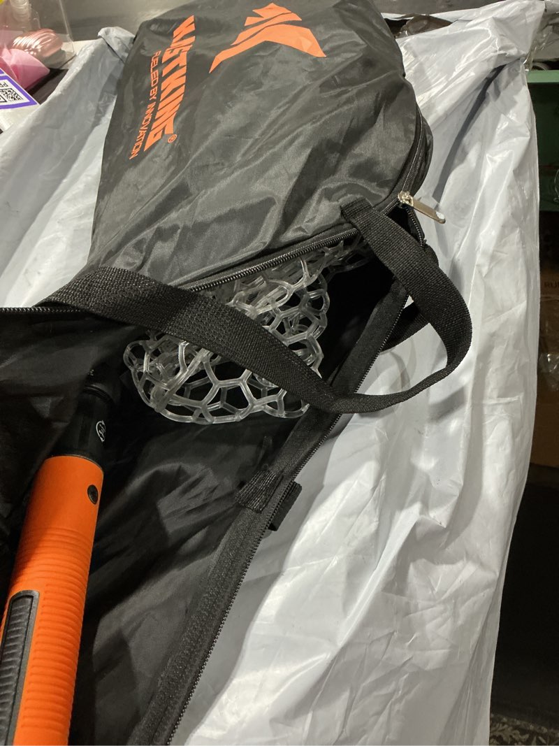 Condition photo showing Good Condition for kastking brutus folding landing net with boat hook, foldable, extendable, lightweight & strong, multi-functional built-in boat hook, non-slip & bright orange tpr handle, two nets options pvc net - 75" full