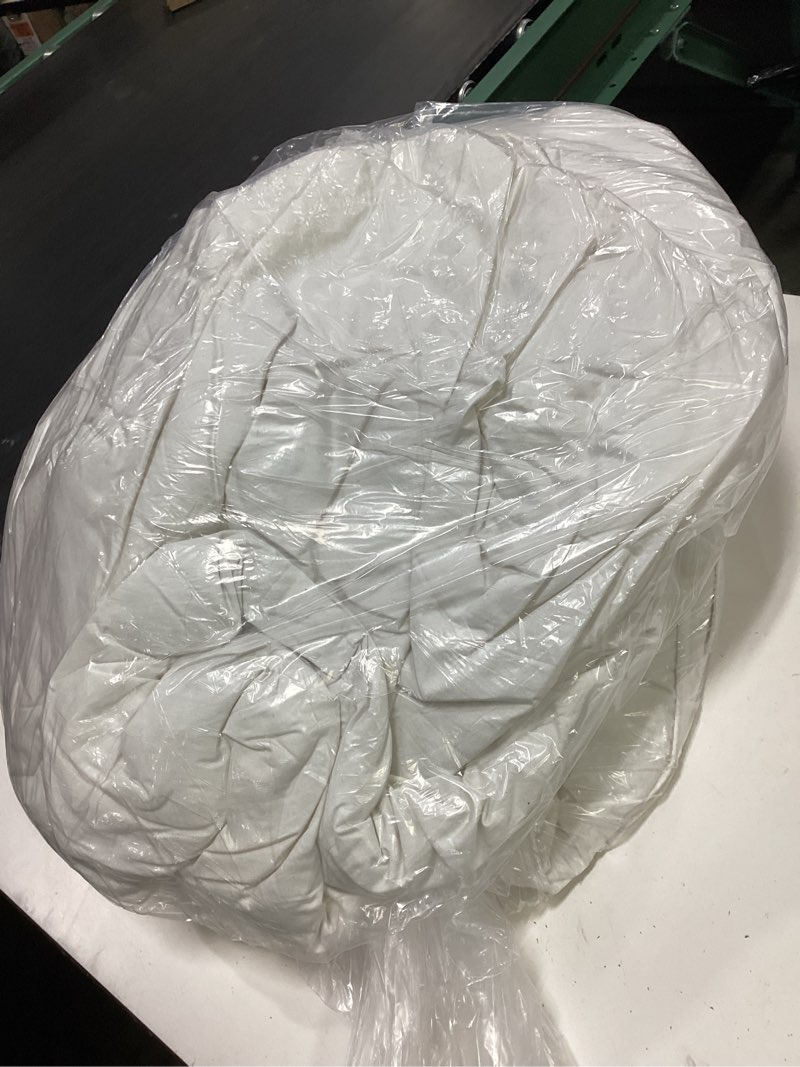 Condition photo showing As Is for quince premium down comforter, full/queen, down