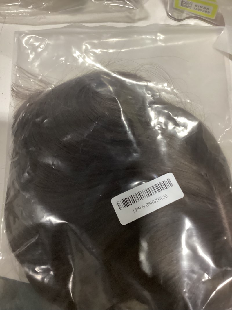 Condition photo showing Good Condition for werd short brown bob wig with bangs,10 inch brown straight bob wig for women heat resistant fiber for cospaly velma