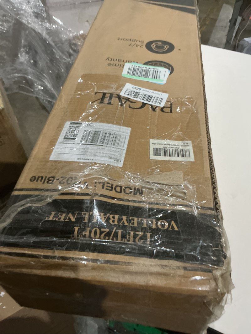 Condition photo showing Good Condition for BAGAIL Volleyball Net, 12ft/20ft Portable Volleyball Net for Backyard - Adjustable Height, Heavy-Duty Frame, Freestanding Design - Portable Outdoor/Indoor Volleyball Set with Carry Bag 12ft / 20ft Blue