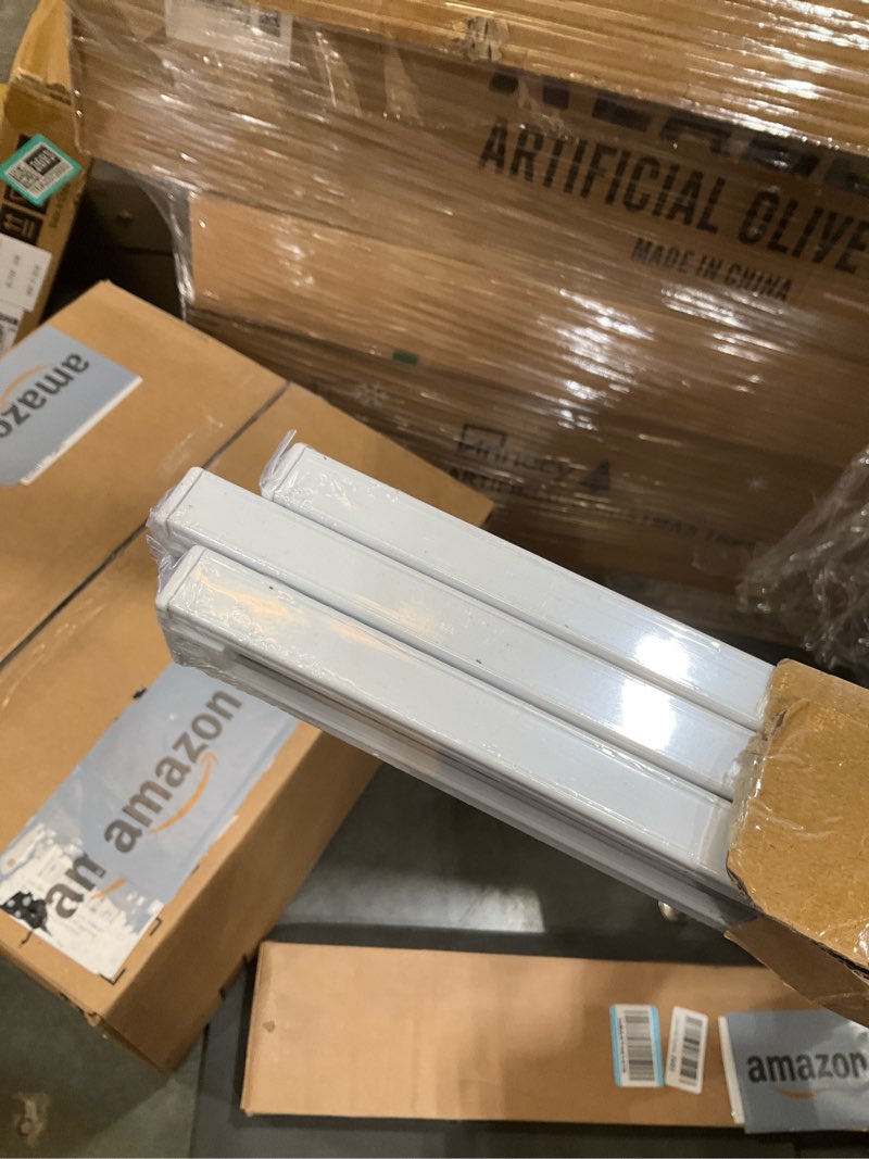 Condition photo showing New/Like New for VANoopee H Track Lighting Rails Kit, 10FT H Type White Rails with End Caps and Live End Feed Connectors, Compatible with 120V H System, for LED Track Heads