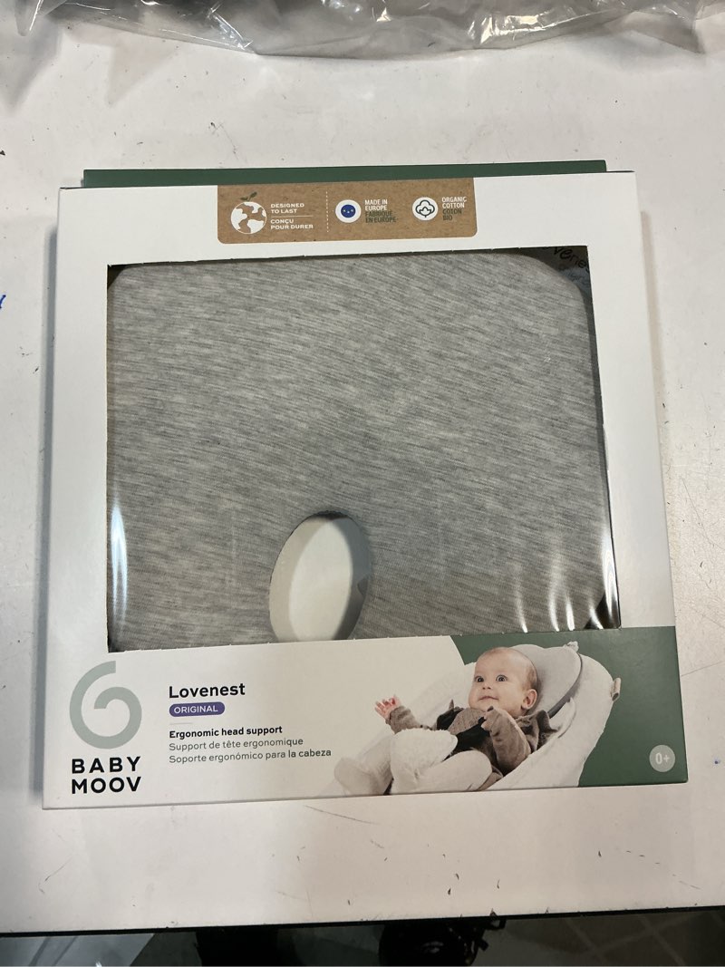 Condition photo showing New/Like New for Babymoov Lovenest Organic Baby Infant Cushion, Pediatrician Designed Versatile, Comfortable, Machine-Washable Head and Neck Support (Made in Europe), Baby Registry Must Have