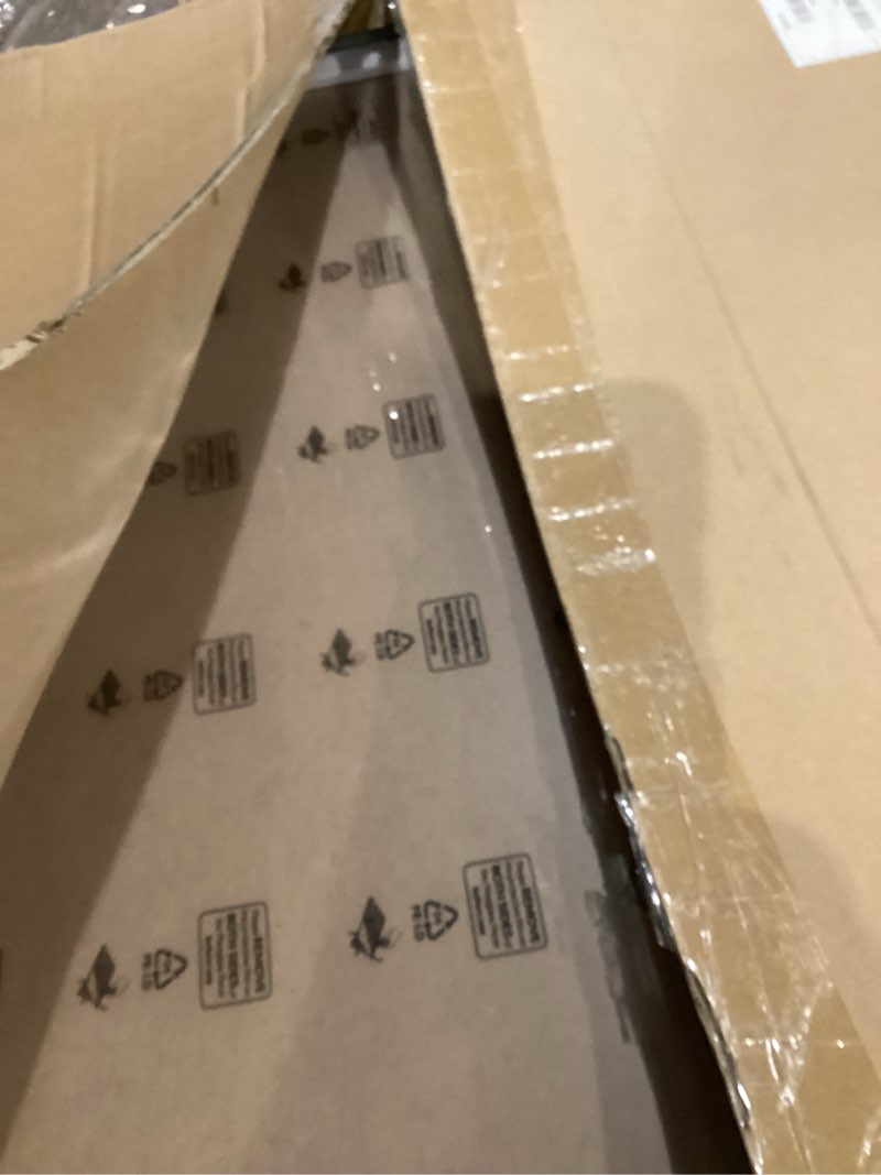 Condition photo showing As Is for 18x24 Frame Rustic White, Distressed 24x18 Picture Frame, Art Pic Hanging Poster Frame, 18 by 24 Gallery Family Concert Portrait Wall Photo Frame Anniversary/Birthday/Wedding/Thank you/Christmas Gift White 18x24in