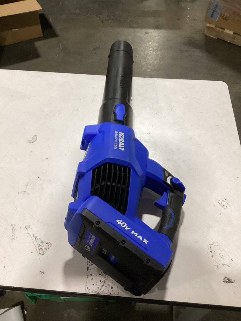 Condition photo showing Good Condition for Kobalt Gen4 40v 520-CFM 120-MPH Cordless Battery Handheld Leaf Blower Battery and Charger Not Included