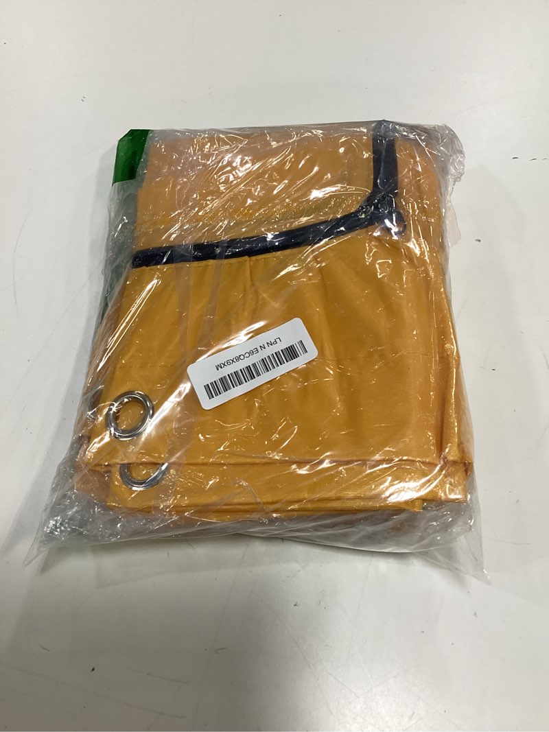 Condition photo showing New/Like New for meanplan 2 pack cleaning cart bag zippered front replacement janitorial cart thick bag large capacity commercial cleaning bags for housekeeping carts, yellow (26.5 x 15.5 x 10.5 inch) 26.5 x 15.5 x 10.5 inch 2
