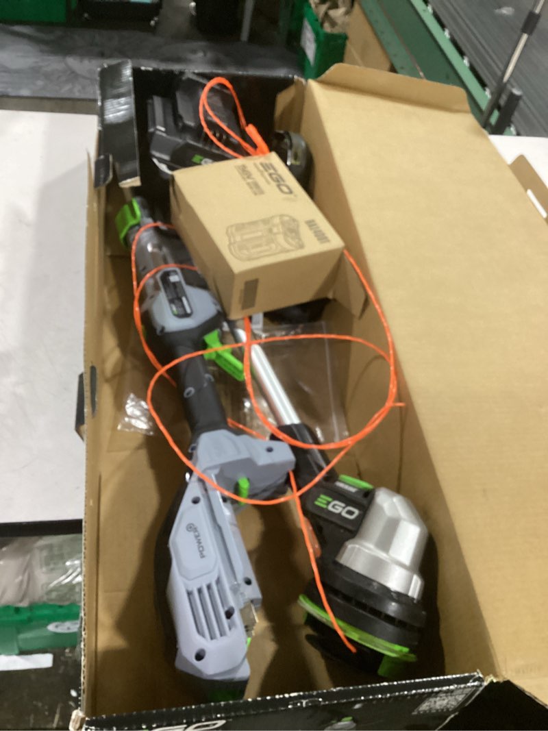 Condition photo showing Good Condition for ego powerload 56-volt 15-in telescopic shaft battery string trimmer 2.5 ah (battery and charger included)