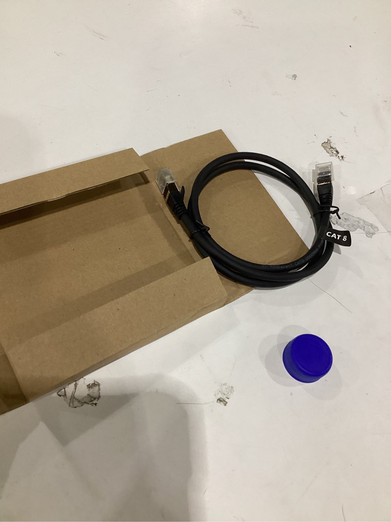 Condition photo showing New/Like New for dbillionda cat 8 ethernet cable 40gbps 2000mhz, 3ft supports cat7 cat6 cat5e cat5, high-speed rj45 cable, heavy-duty indoor/outdoor, gold-plated, weatherproof & uv-resistant for gaming, pc, router