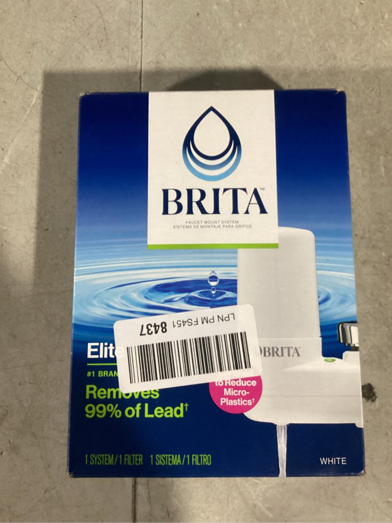 Condition photo showing Good Condition for brita basic faucet mount system  water filter reduces lead and chlorine  white