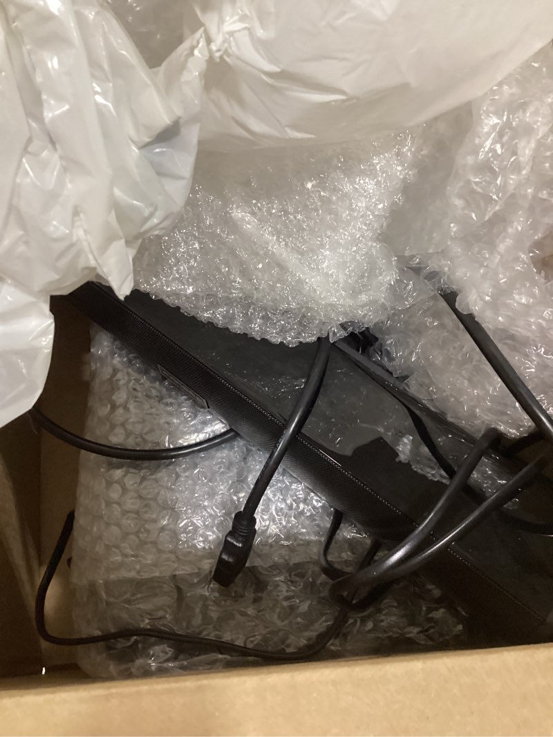 Condition photo showing Good Condition for TV Sound Bar Subwoofer Bluetooth, Home Theater Sound Bar System, TV Speakers Sounds Bars Subwoofer, Hdmi(ARC) OPT COAX AUX USB 2.1ch Home Audio TVs/PC/Projector Treble Bass 3 Modes Remote, Black