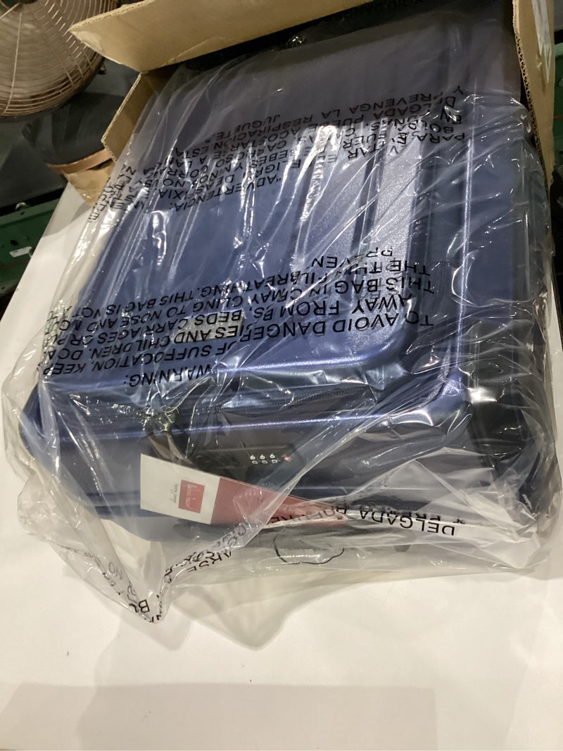 Condition photo showing Good Condition for carry on luggage, 20inch top opening airline approved abs+pc hard shell suitcases with silent wheels, tsa lock,front pocket and wet-dry separated six-piece set (dark blue, 20 inch) dark blue 20 inch