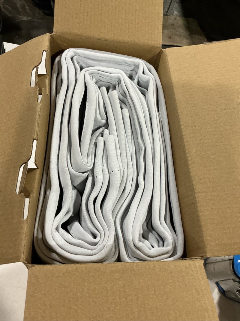 Condition photo showing Good Condition for miulee 100% blackout curtains for bedroom 96 inch long, 2 layers thermal insulated black out window curtains with black liner, grommet living room total blackout drapes 2 panels greyish white greyish white 40"w x 96"l (pack of 2)