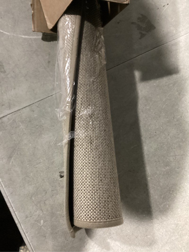 Condition photo showing Good Condition for LEKEEPGO Door Mat 24"x36", Non Slip Door Mat Indoor Entrance, Rubber Backing Front Indoor Door mat Washable Absorbent Low-Profile Entryway Entry Resist Dirt Inside Door Mats, Khaki 2' x 3' (Rectangular) Khaki